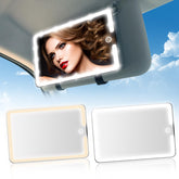 saiggnyy LED mirror sun visor two-pack for on-the-go visibility