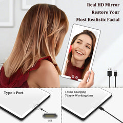 Saiggnyy Led Sun Visor Mirror adhesive straps secure mounting