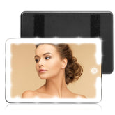 Saiggnyy LED vanity mirror fits compact visors for quick touch-ups