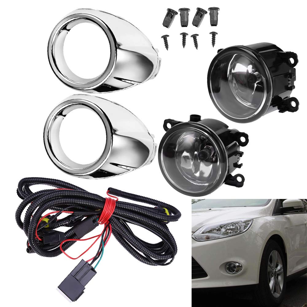 Saihisday H11 55W fog light bulbs for brighter visibility