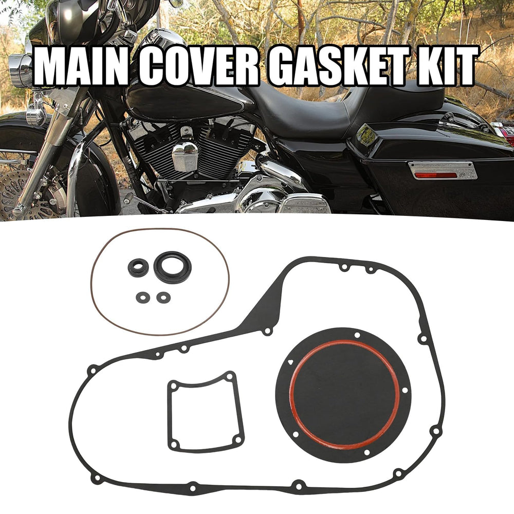 Saihisday primary cover gaskets for Harley Electra Glide, enhanced sealing in varied conditions.