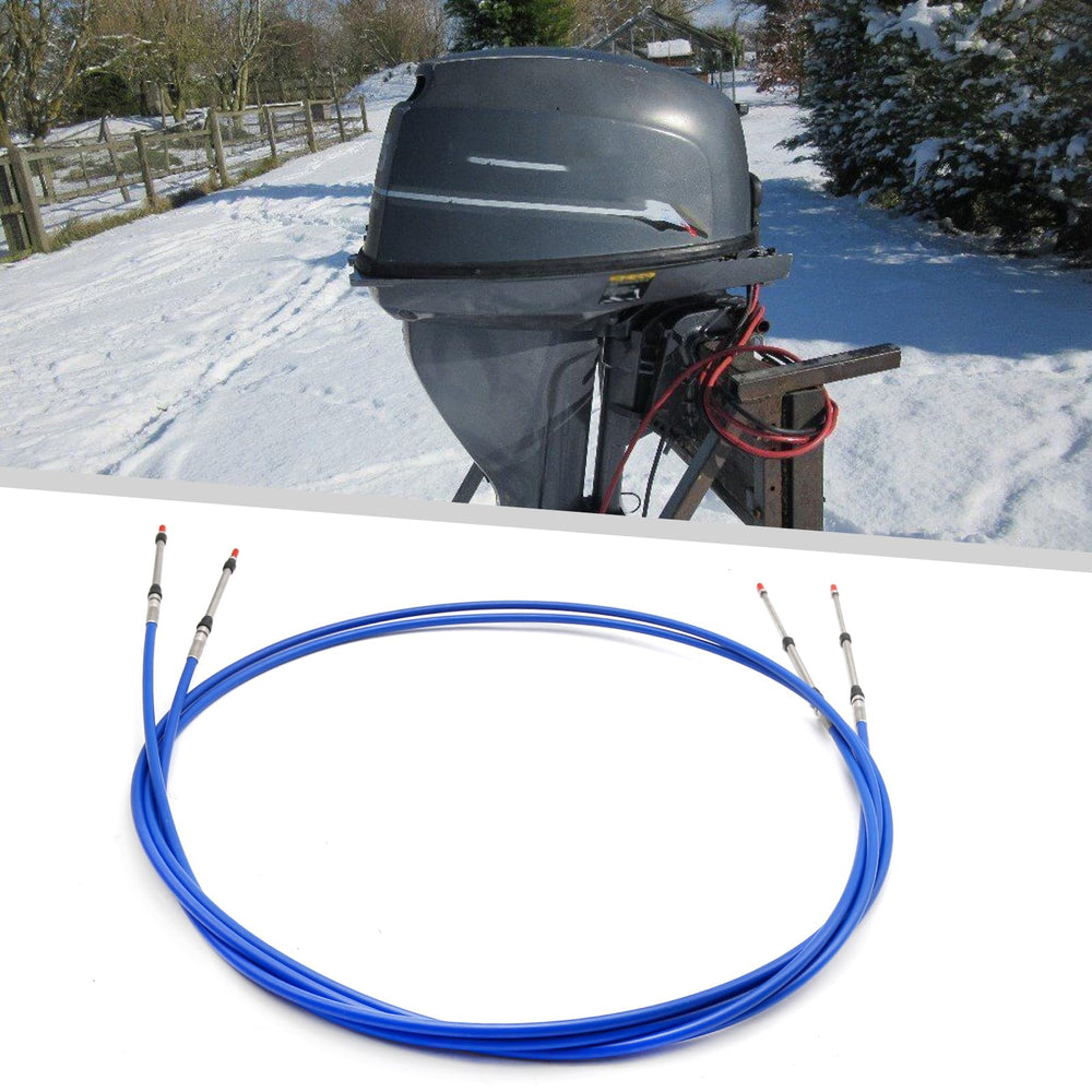 Saihisday Yamaha-outboard compatible remote cable fits common steering setups.