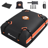 Sailnovo car rooftop cargo carrier on a vehicle with 15 cu ft capacity for extra luggage