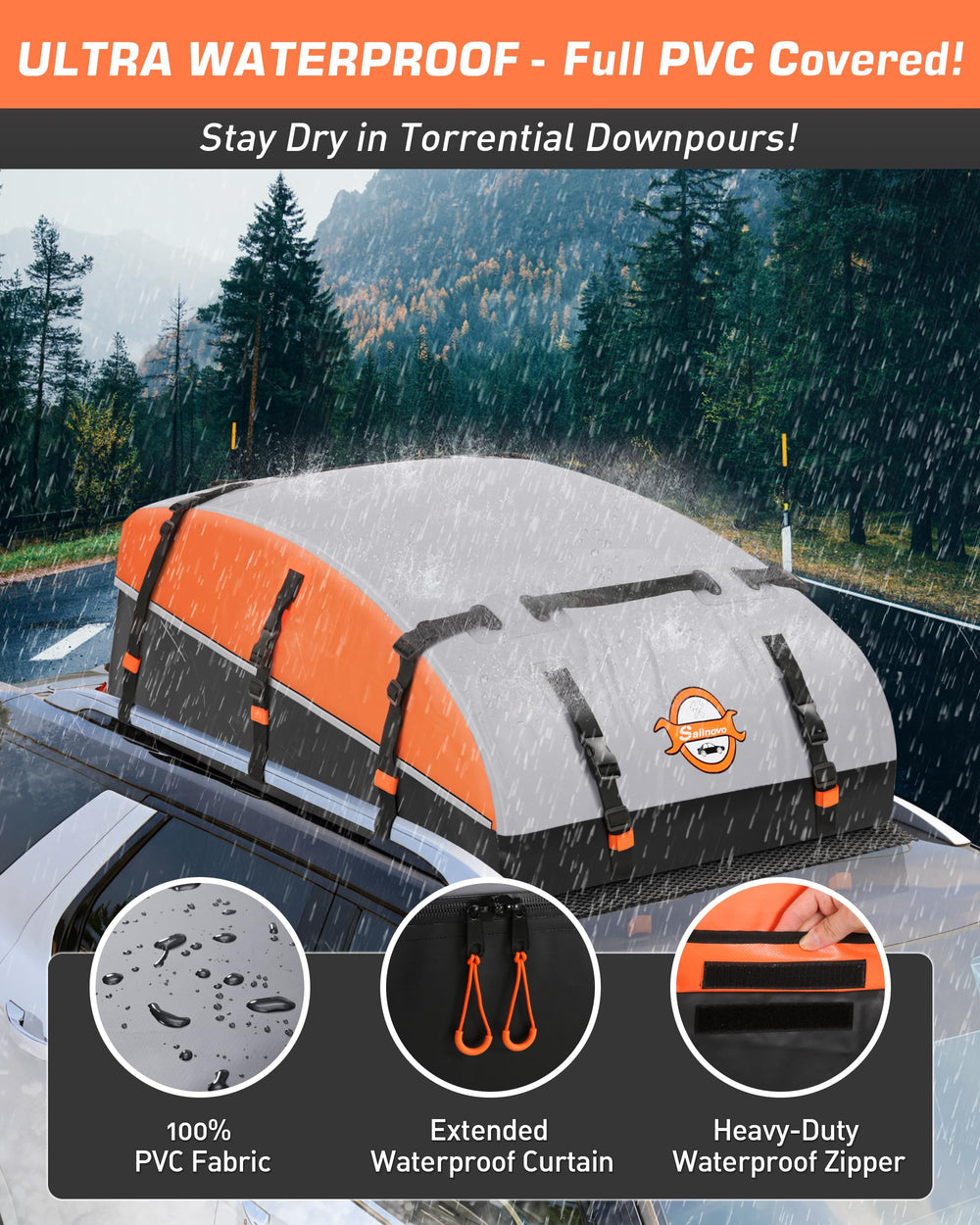Sailnovo installation without roof rack enables quick car setup