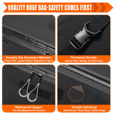 Sailnovo door hooks attached to roof racks for flexible setups