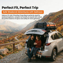Sailnovo easy installation demonstrates compatibility with or without roof racks