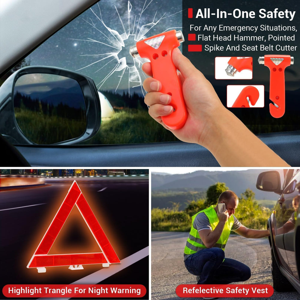 Sailnovo flashing light improves visibility for night driving and roadside safety