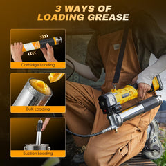 Saker 400cc capacity minimizes refills during jobs.
