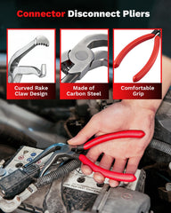 Saker pliers ergonomic handle reduces hand fatigue during use.