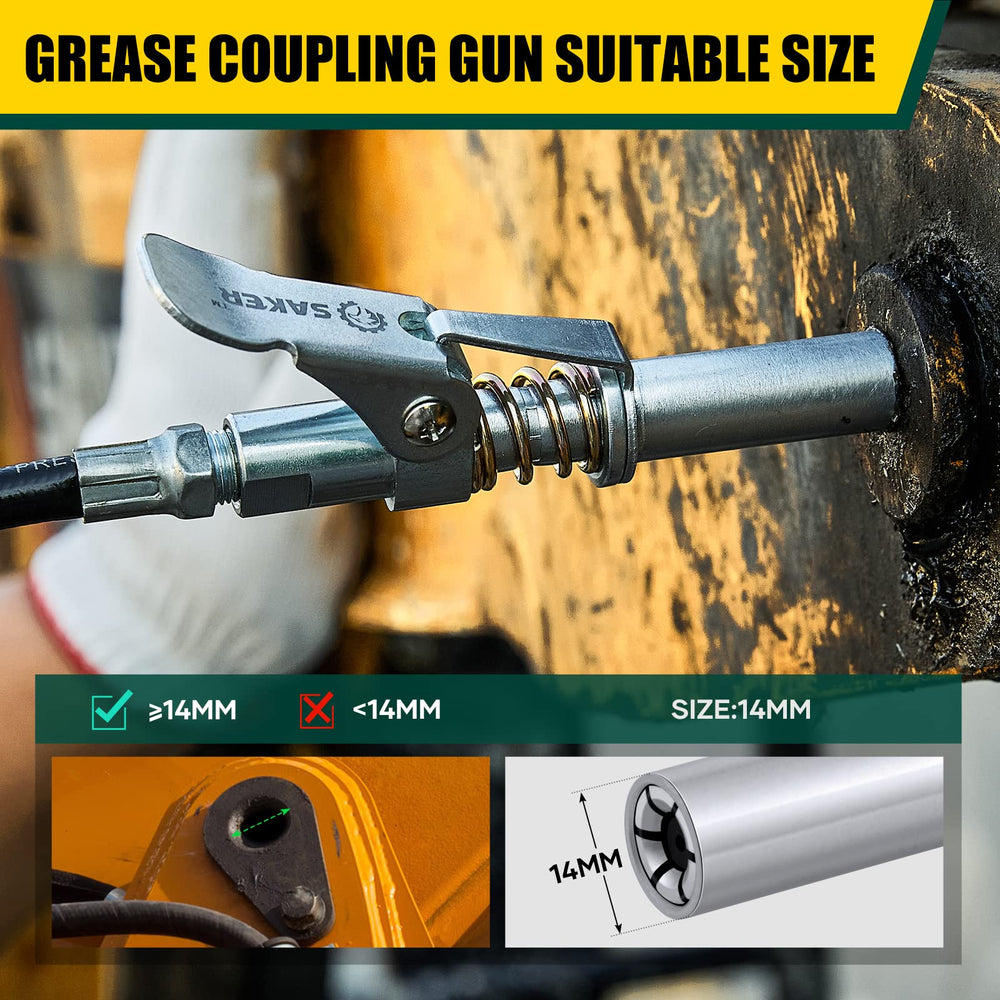 Saker reinforced jaws provide durable shop performance