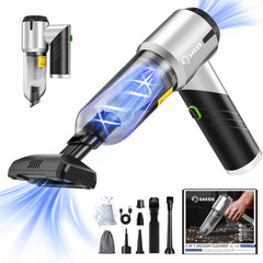 Saker HL132 handheld car vacuum with compact foldable design for easy storage