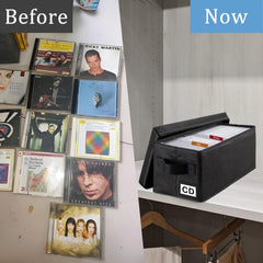 Salajory CD storage box durable material for long-lasting storage solution.