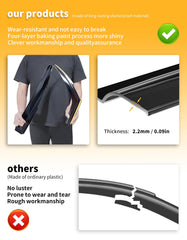 Saleago polycarbonate deflectors deliver durability against heat and weather while driving.