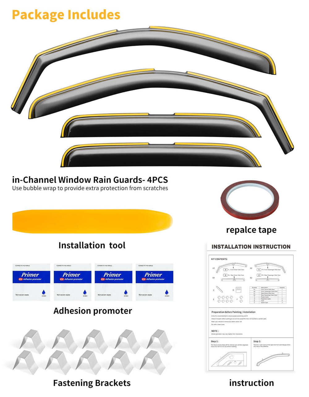 Sierra crew cab compatibility confirms in-channel guards for GMC Sierra