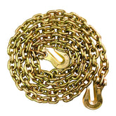 SALIFTFE 3/8 chain with hooks close-up highlighting versatile towing readiness.
