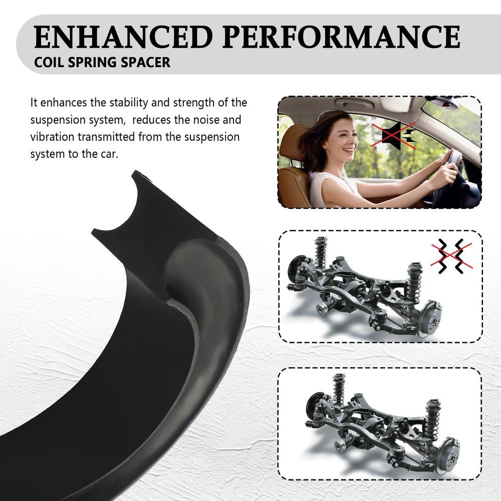 Salior thick rubber maintains spacer shape and resists wear