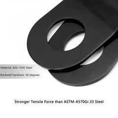 SALMAN CE-certified 10-ton aluminum wheel snatch block for trusted recovery.