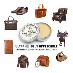 SALTY FISH leather conditioner soft leather touch enhances feel and luster.