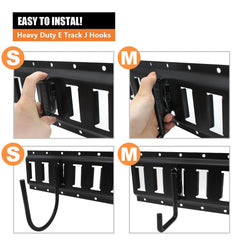 SALUINOKI 8Pack heavy-duty steel with rust-proof coating.