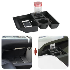 Salusy non-slip interior mat minimizes noise and protects items.