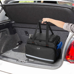 Samddew Large Detailing Bag bottom is water-resistant to guard contents during trips.