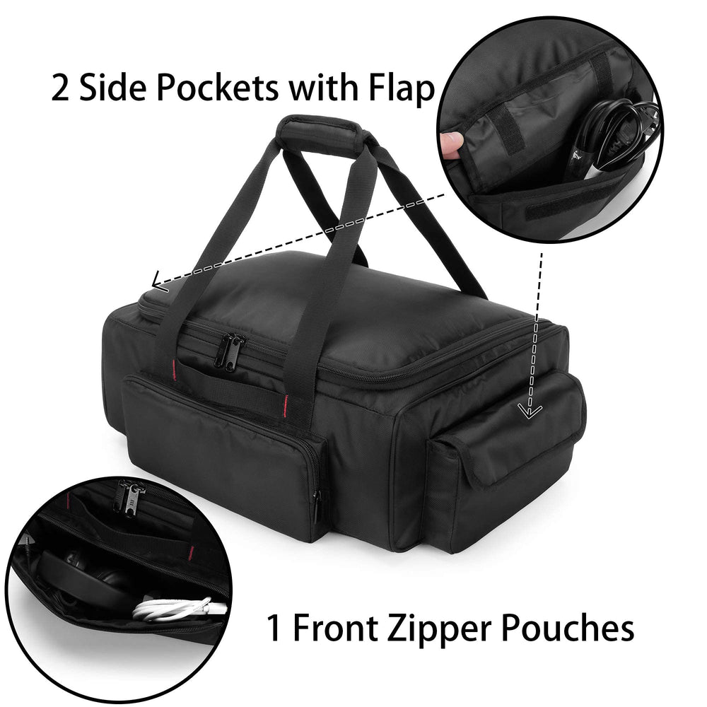 samdew underseat storage bag top inner mesh pockets for item visibility
