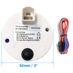 SAMDO waterproof fuel gauge body designed for durable marine use.