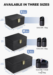 Compact dimensions 8.6 by 5.1 by 4.1 inches keep keys organized.