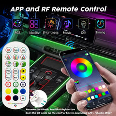 SAMGCHI app control screen demonstrates easy color and mode selection.