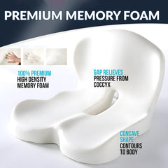 SAMLOO universal size fits most seats for better lumbar support