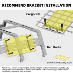 SAMOUT bracket accommodates 135mm and 270mm hole spacing for multiple boards