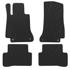 SAN AUTO full-set floor mats for Mercedes C-Class protect carpets in all conditions.