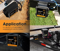 SanHima battery box mounted on trailer frame with screws