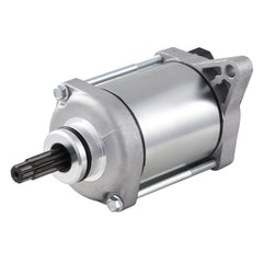 San-IgniteX starter motor closeup—direct bolt-on fit for Honda Rancher 420, reliable starts.