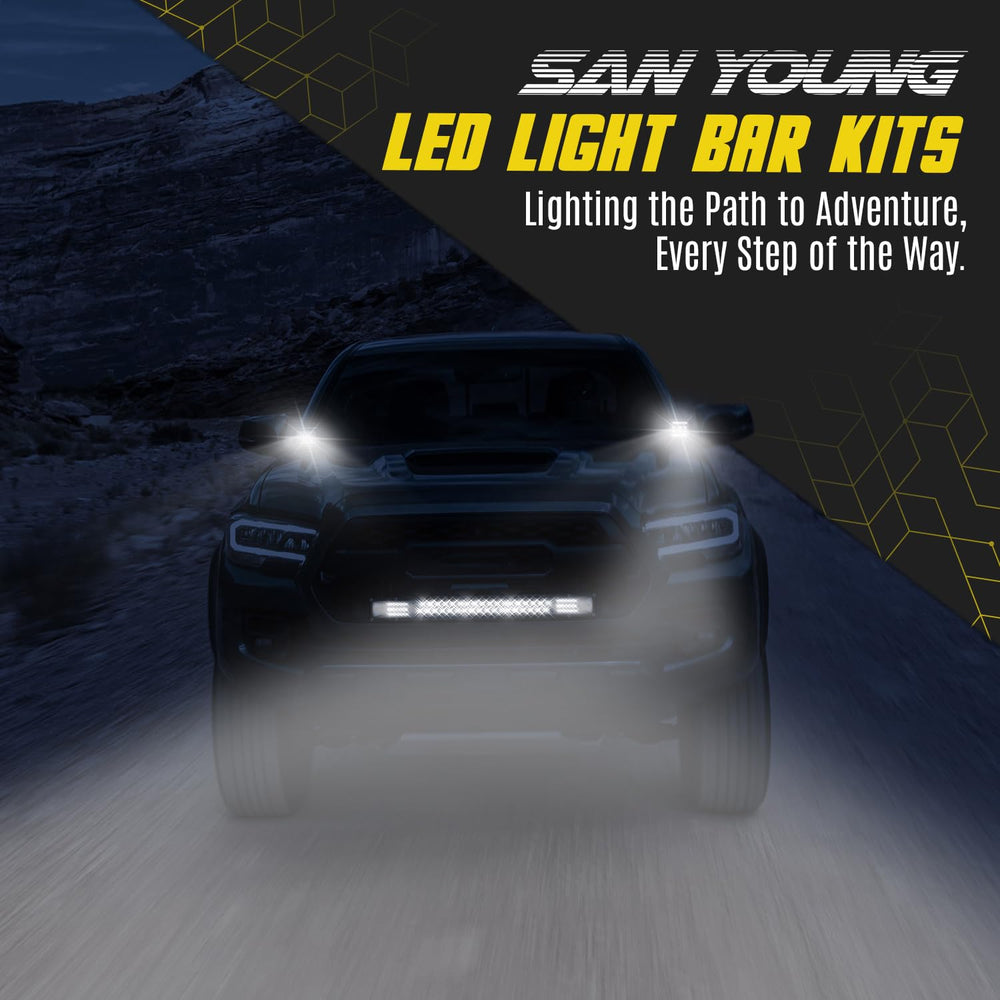 SAN YOUNG 4-inch pod in compact housing delivering up to 3000 lumens.
