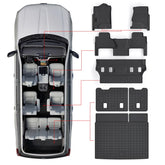 SANBAN-AXE Tahoe floor mats custom fit for 2015-2020 models, precision coverage