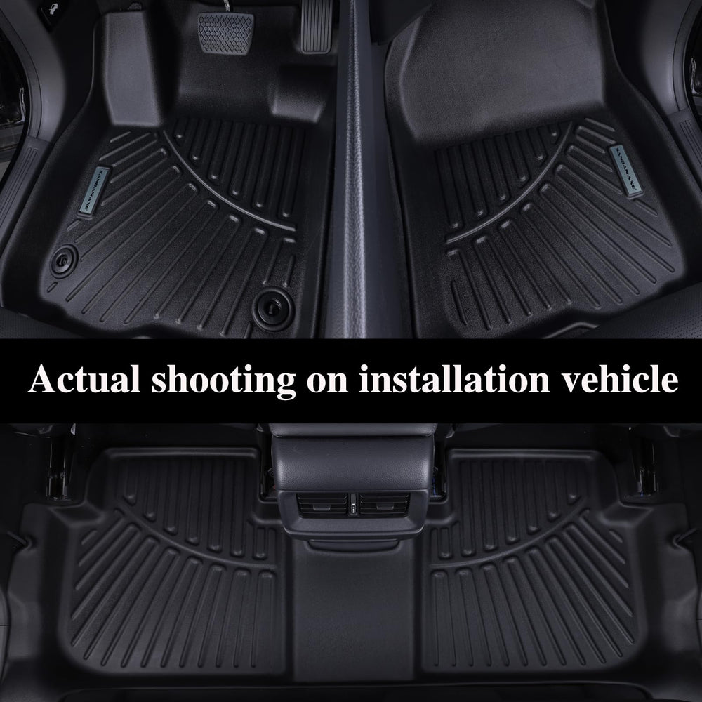 SANBAN-AXE Tahoe floor mats are easy to clean with hose or cloth.