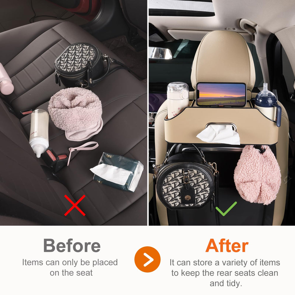 Sancaral tissue box holder keeps wipes within reach for quick cleanups.