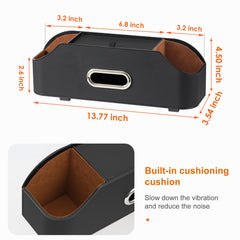 Sancaral two cup holders keep drinks stable during trips.