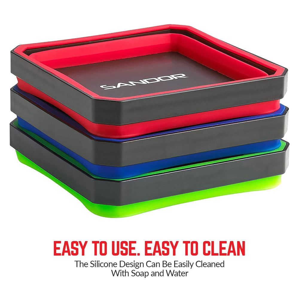 SANDOR workspace organization display highlights quick access to small parts