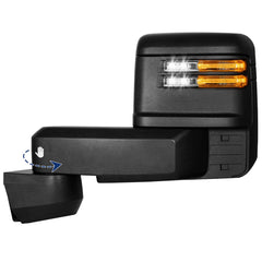 SANFLXX driver-side towing mirror assembly improves towing visibility and stability