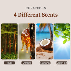 SANFUR Cabana stone air freshener on visor clip neutralizes travel odors