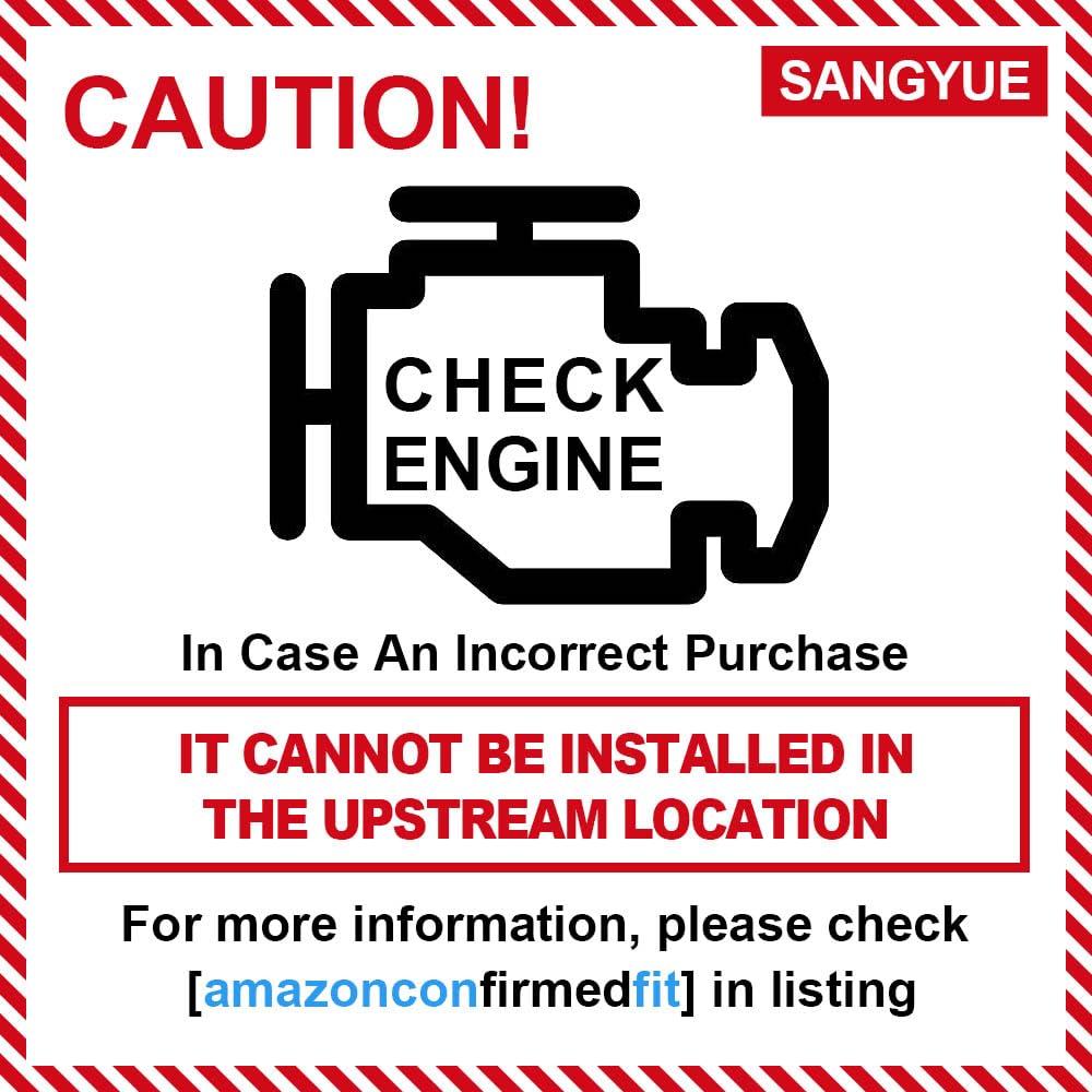 Sangyue downstream right oxygen sensor improves fuel trim feedback for 4.0L engines.