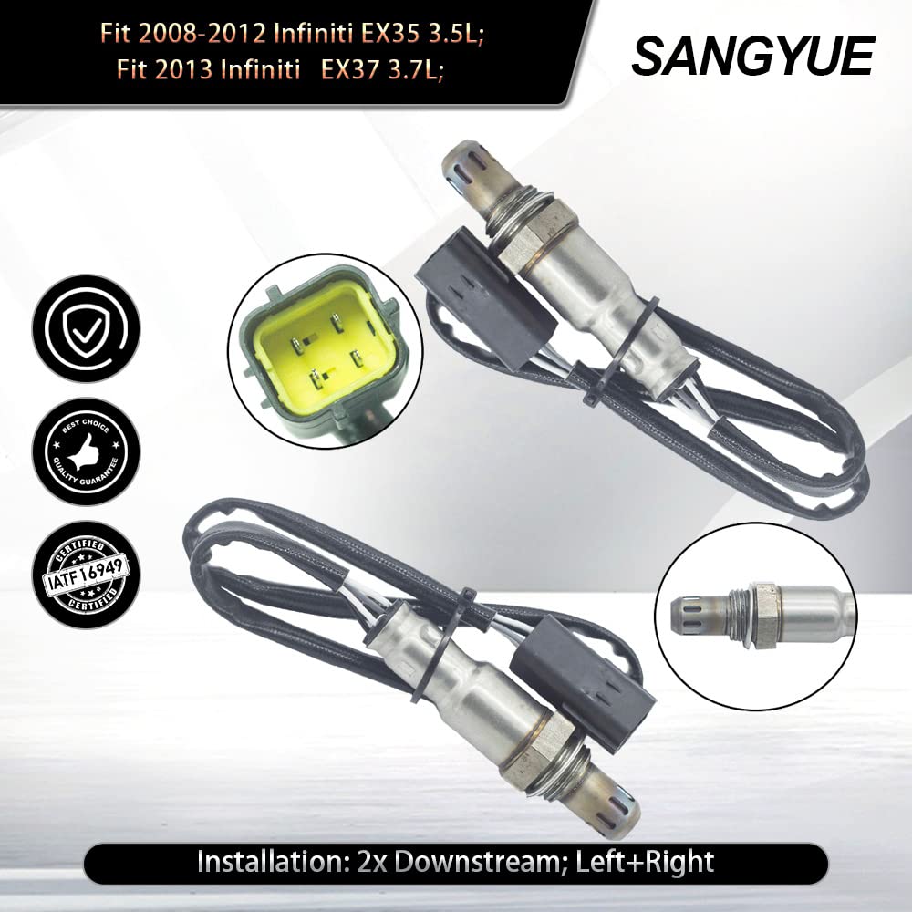 Sangyue Oxygen Sensor 2 right downstream enhances exhaust readings in Nissan/Infiniti cars.