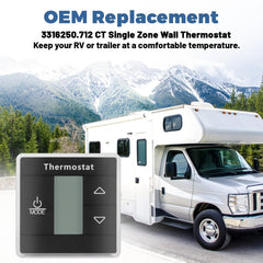 Sanluo 3316250 thermostat digital display for quick temperature adjustments.