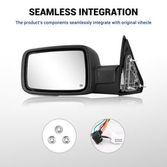 Sanooer aluminum-base mirror frame offers sturdy support for daily driving