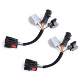 Sanooer conversion harness setup demonstrates easy plug-and-play wiring for Ford towing mirrors.