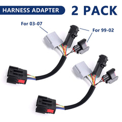 Sanooer included harness pair supports power, heated, and signal options during installation.