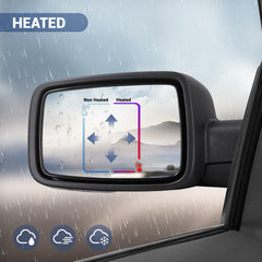 Sanooer left side tow mirror ensures compatibility with factory-equipped features