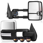 Sanooer power folding mirror left side for Silverado enhances parking visibility.
